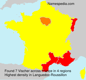 Surname Vischer in France Surname Vischer in France