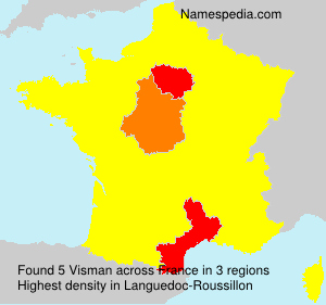 Surname Visman in France Surname Visman in France