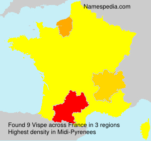 Surname Vispe in France Surname Vispe in France