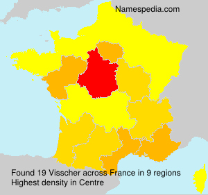 Surname Visscher in France Surname Visscher in France