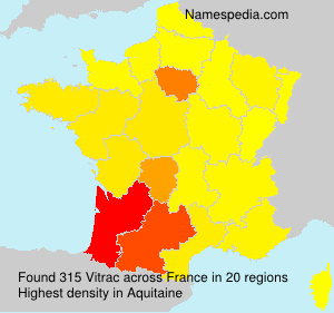 Surname Vitrac in France Surname Vitrac in France