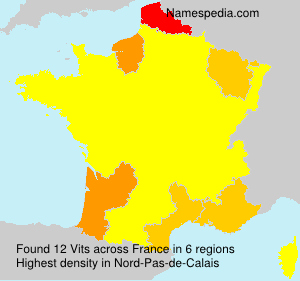 Surname Vits in France Surname Vits in France
