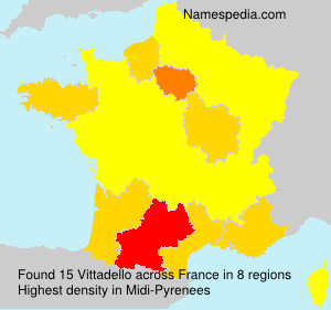 Surname Vittadello in France Surname Vittadello in France