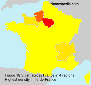 Surname Vivan in France Surname Vivan in France