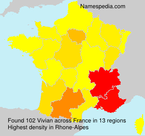 Surname Vivian in France Surname Vivian in France