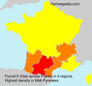 Surname Vlaar in France Surname Vlaar in France
