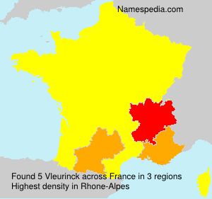 Surname Vleurinck in France Surname Vleurinck in France