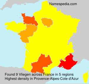 Surname Vliegen in France Surname Vliegen in France