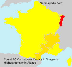 Surname Vlym in France Surname Vlym in France