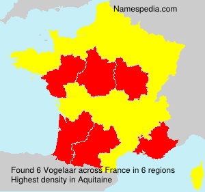 Surname Vogelaar in France