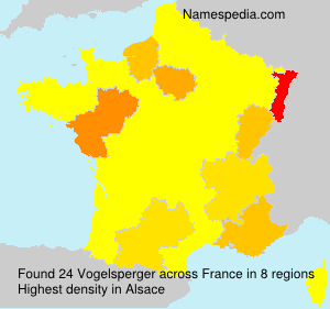 Surname Vogelsperger in France Surname Vogelsperger in France