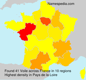 Surname Voile in France Surname Voile in France