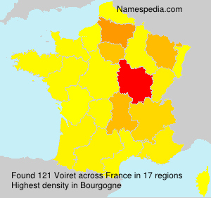 Surname Voiret in France Surname Voiret in France