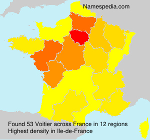 Surname Voitier in France Surname Voitier in France