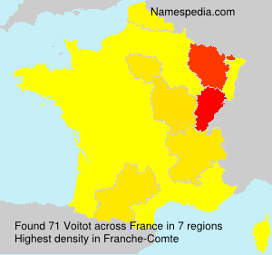 Surname Voitot in France Surname Voitot in France