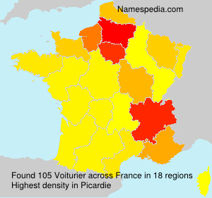 Surname Voiturier in France Surname Voiturier in France