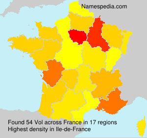 Surname Vol in France Surname Vol in France