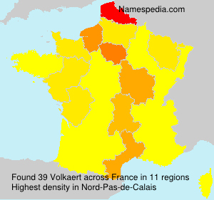 Surname Volkaert in France Surname Volkaert in France