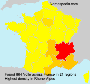 Surname Volle in France Surname Volle in France