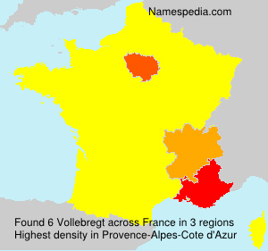Surname Vollebregt in France Surname Vollebregt in France
