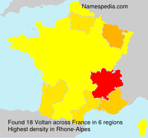 Surname Voltan in France Surname Voltan in France