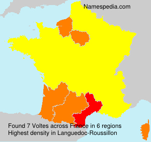 Surname Voltes in France Surname Voltes in France