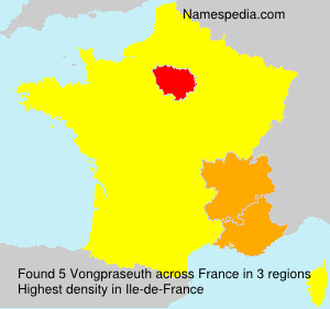 Surname Vongpraseuth in France Surname Vongpraseuth in France