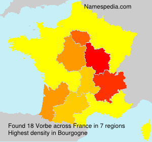 Surname Vorbe in France Surname Vorbe in France