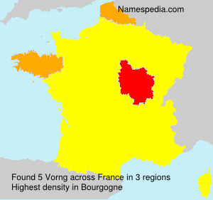 Surname Vorng in France Surname Vorng in France