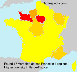 Surname Vorobieff in France Surname Vorobieff in France