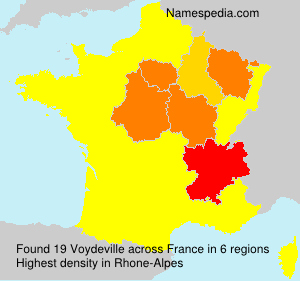 Surname Voydeville in France Surname Voydeville in France