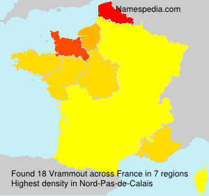 Surname Vrammout in France Surname Vrammout in France
