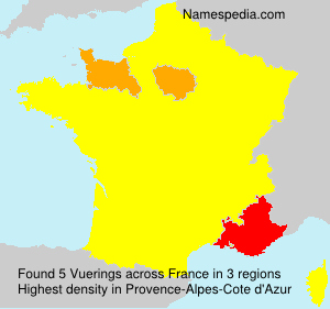 Surname Vuerings in France