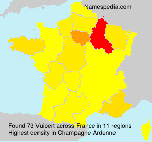 Surname Vuibert in France Surname Vuibert in France