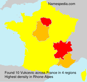 Surname Vukcevic in France Surname Vukcevic in France