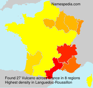 Surname Vulcano in France Surname Vulcano in France