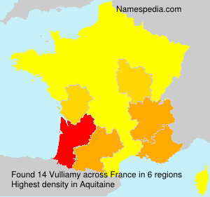 Surname Vulliamy in France Surname Vulliamy in France