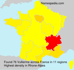 Surname Vullierme in France Surname Vullierme in France