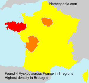 Surname Vyskoc in France Surname Vyskoc in France