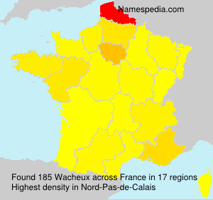 Surname Wacheux in France Surname Wacheux in France