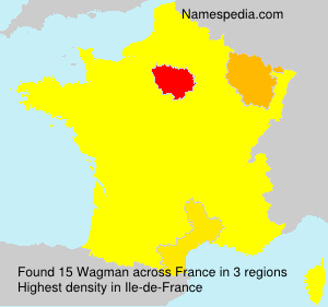 Surname Wagman in France