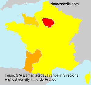 Surname Waisman in France Surname Waisman in France
