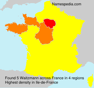 Surname Waitzmann in France Surname Waitzmann in France