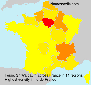 Surname Walbaum in France Surname Walbaum in France