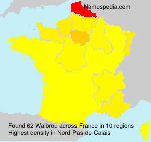 Surname Walbrou in France Surname Walbrou in France