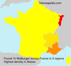 Surname Walburger in France Surname Walburger in France