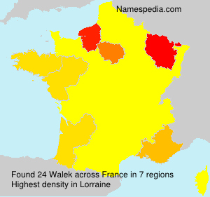 Surname Walek in France Surname Walek in France