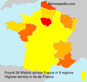 Surname Walicki in France Surname Walicki in France