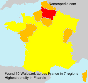 Surname Waloszek in France Surname Waloszek in France