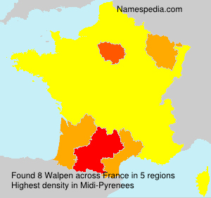 Surname Walpen in France Surname Walpen in France